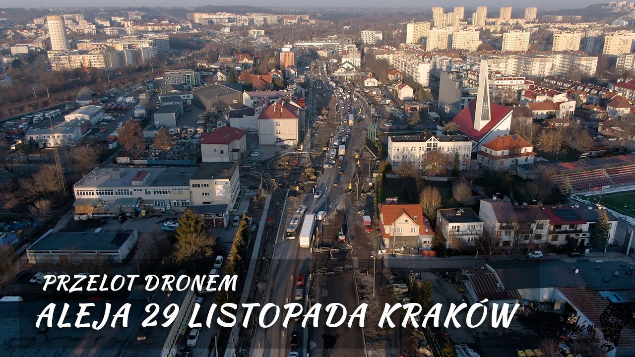 Aleja 29 Listopada w Krakowie + panoramy 360