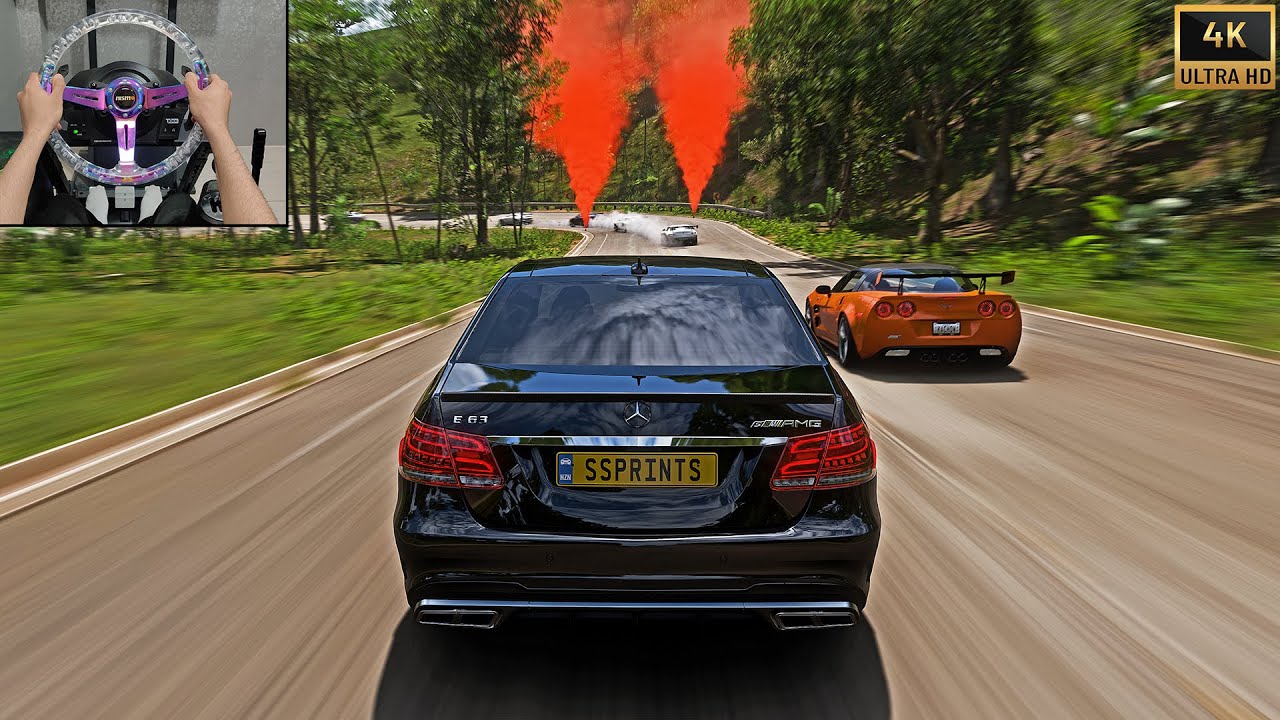 900HP Mercedes E63 AMG VS S1 Class Cars | Forza Horizon 5 Steering Wheel Gameplay