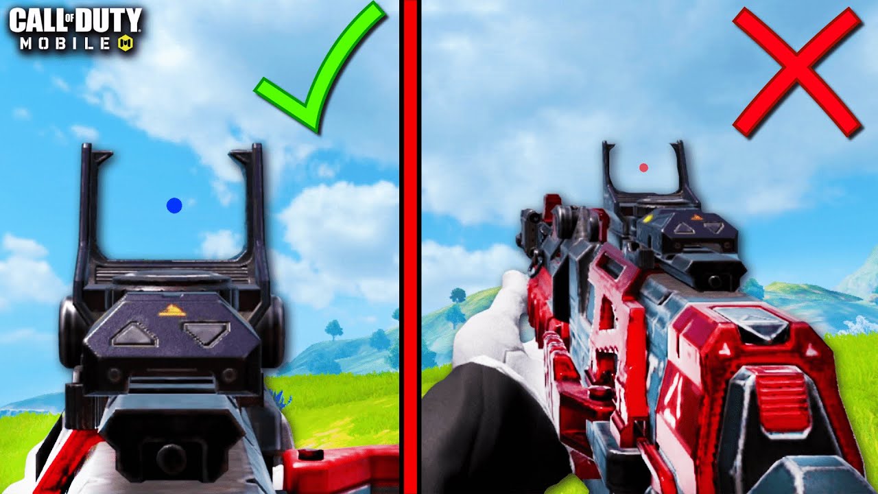STOP USING RED DOT and USE THIS NOW!! 🤯| COD MOBILE | SOLO VS SQUADS