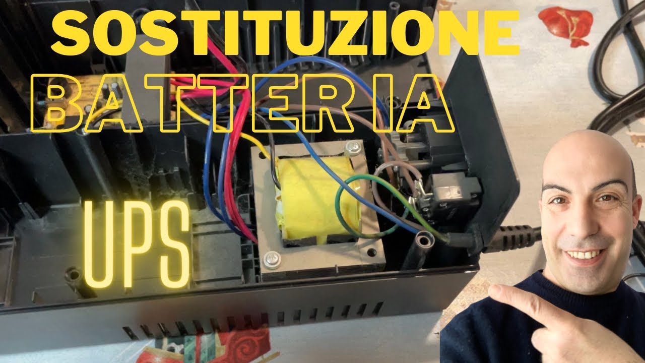 Sostituzione batteria UPS (gruppo di continuità)