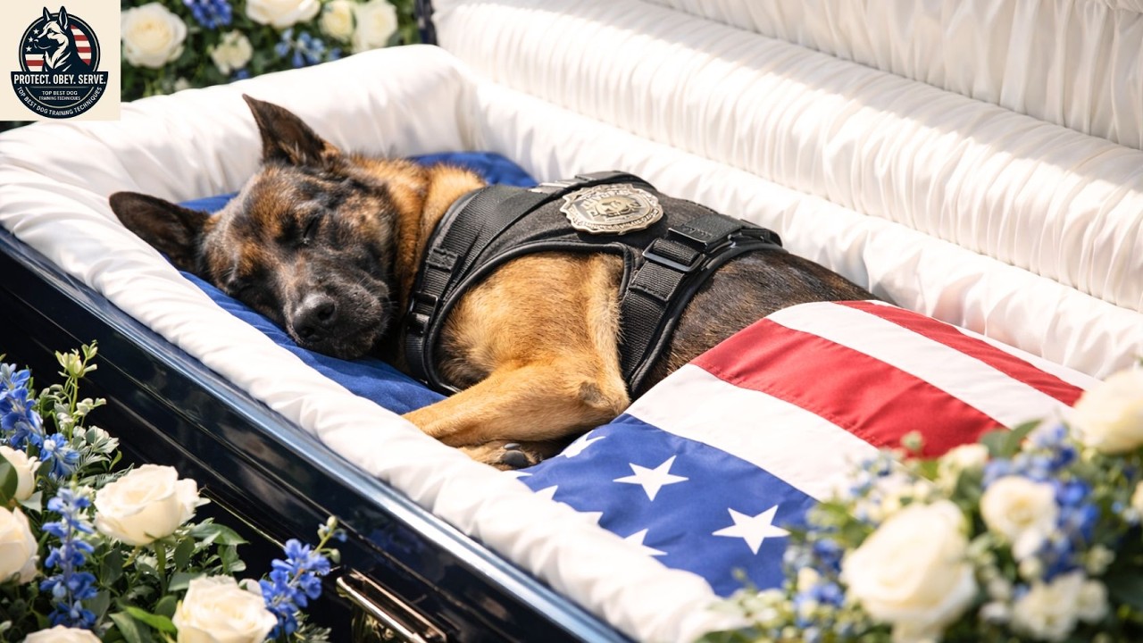 SAN JUAN POLICE K9 REX END OF WATCH CEREMONY  |  top best dog training techniques