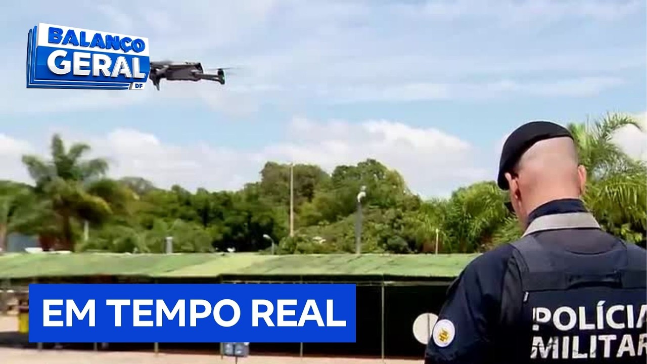 Carnaval no DF terá drones com reconhecimento facial e reforço de 2.000 policiais | Balanço Geral DF