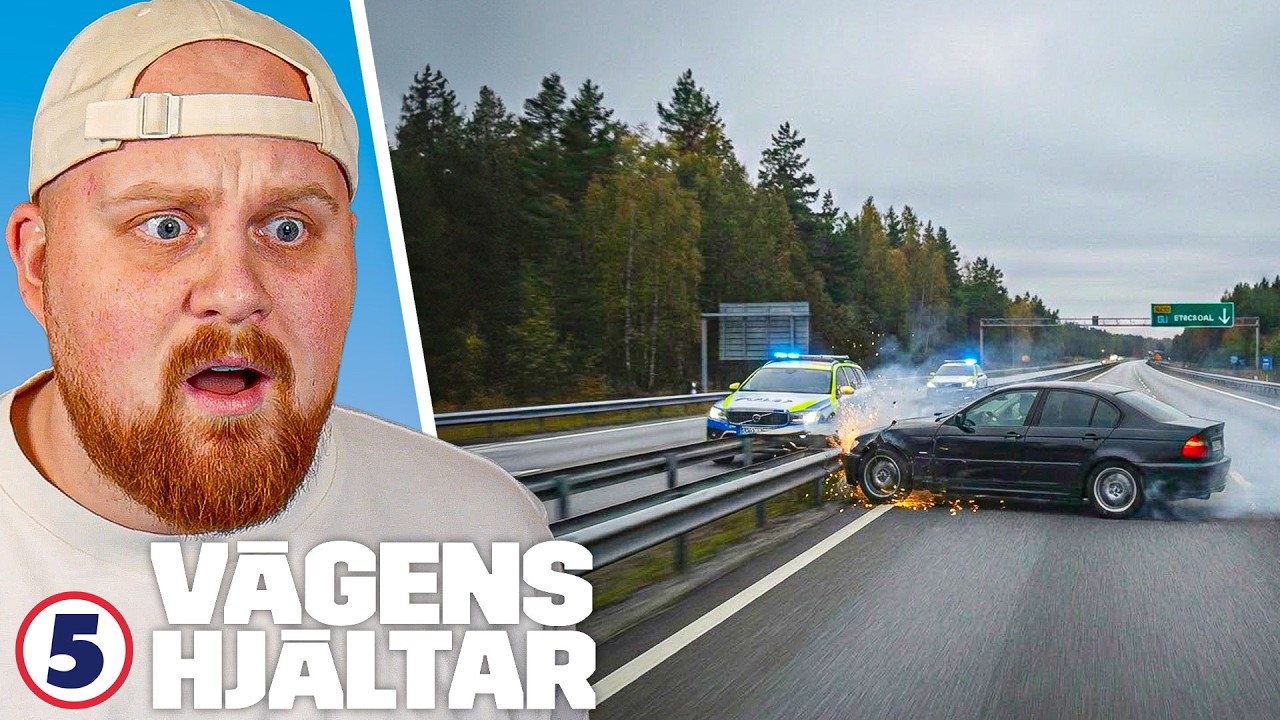 Polisen KROCKAR under biljakten!  | Vägens Hjältar #15