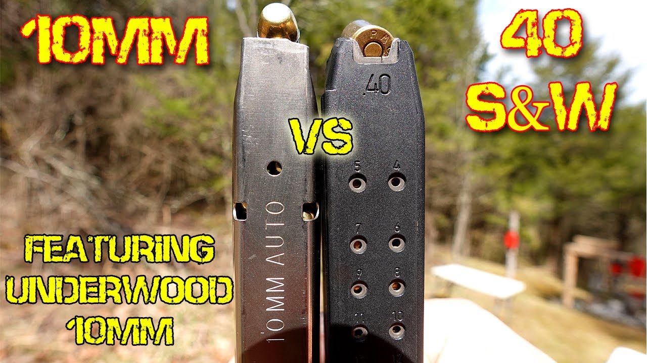 40 S&W vs 10mm auto Battle of the 10MMs!