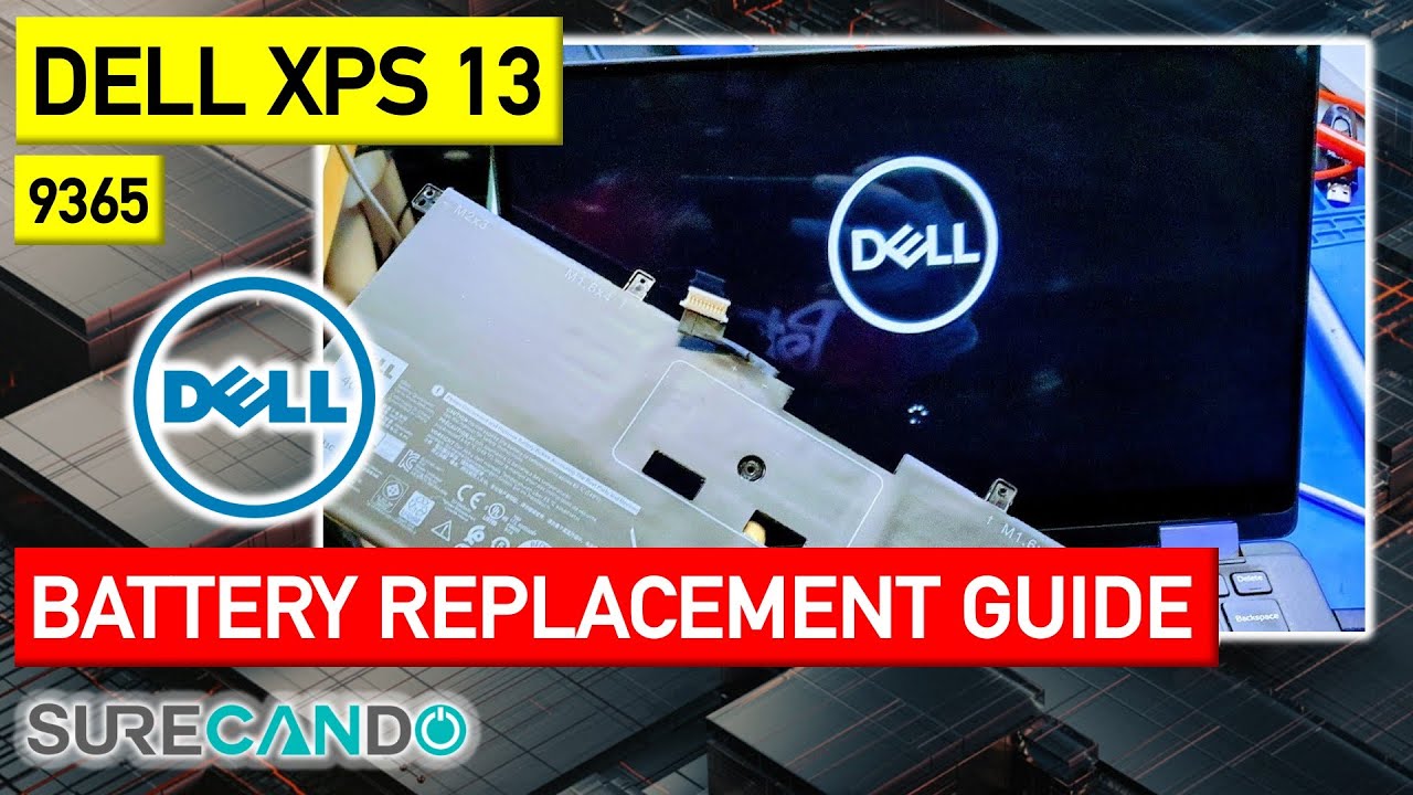 Dell Xps 13 9365 2 In 1 Battery Replacement Guide NNF1C NP0V3 HMPFH P71G P71G001