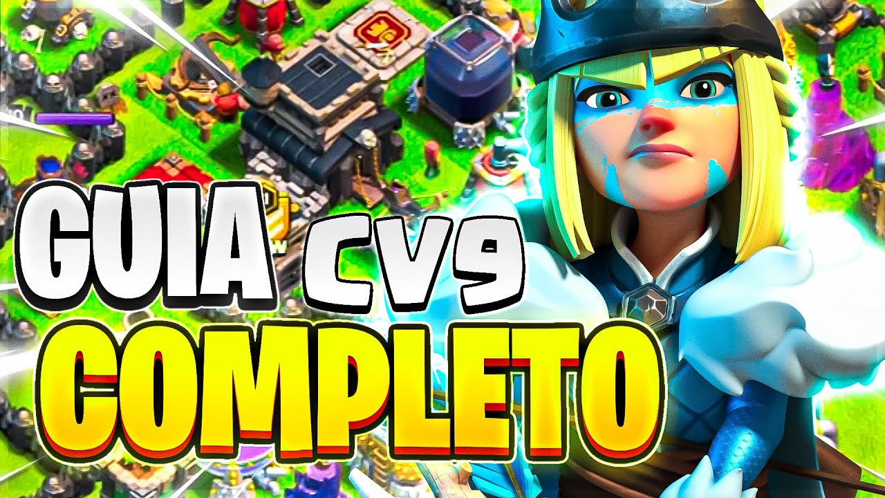 MELHORES DICAS PARA O CV9 NO CLASH OF CLANS