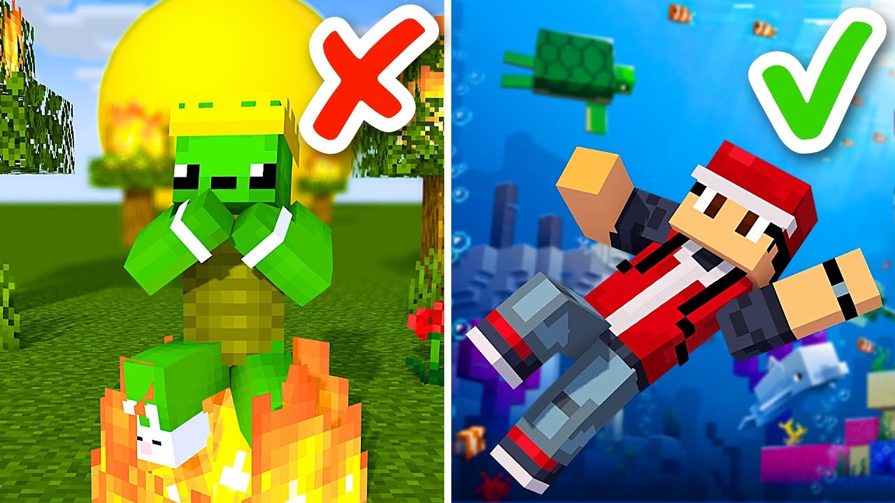 Wir VERBRENNEN wenn uns die SONNE in Minecraft trifft!