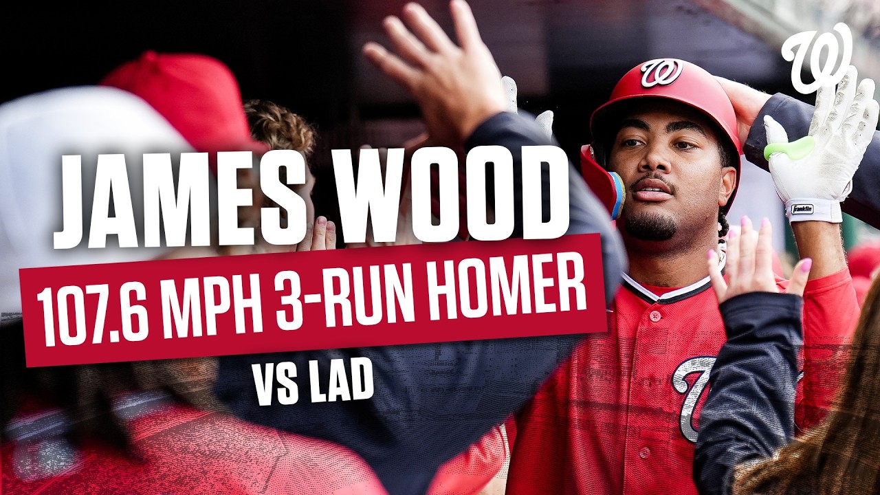 James Wood Crushes A 107.6 MPH 3-Run Homer | Full At-Bat