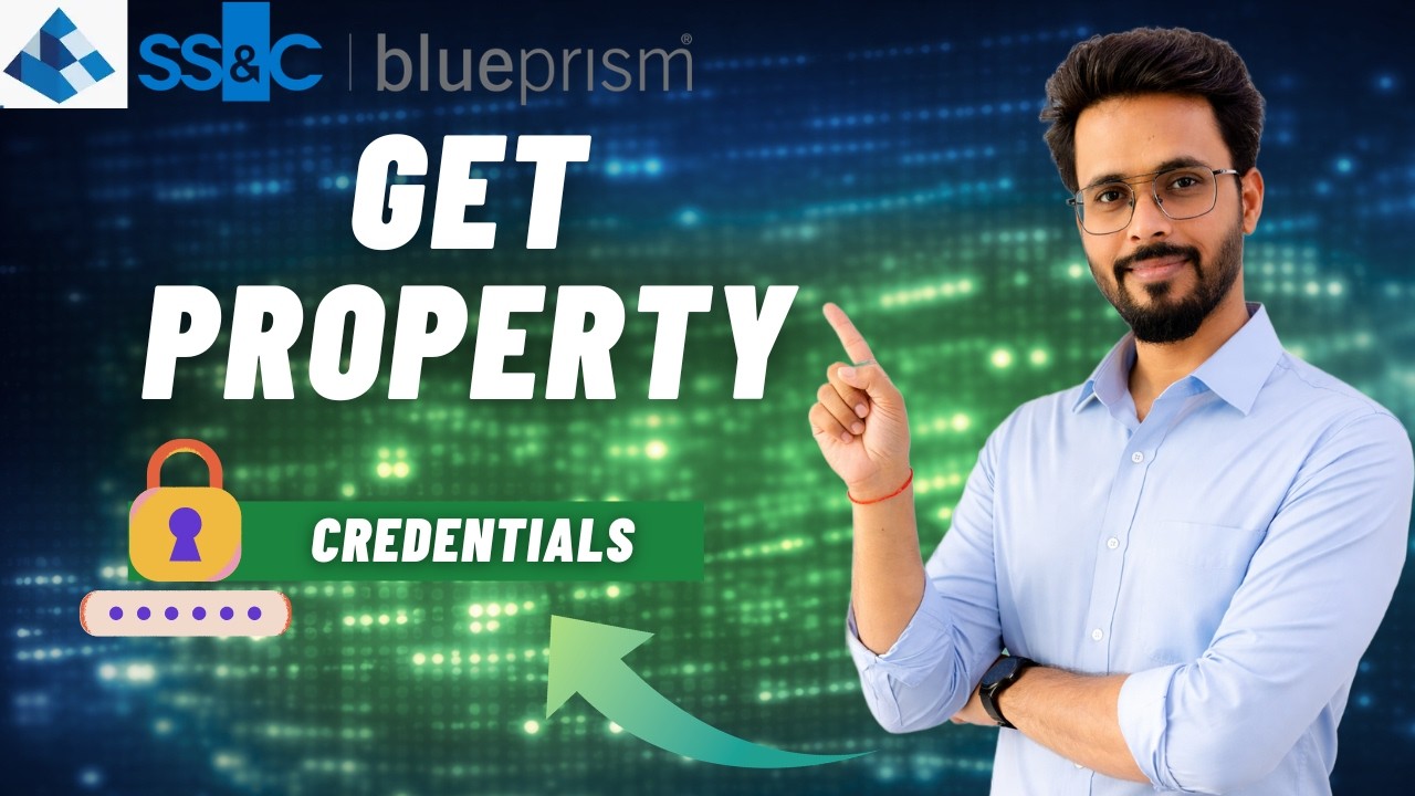 👉 Get Property of Credential in Blue Prism | Credentials VBO Explained