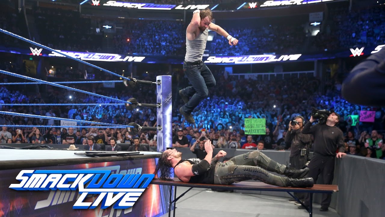 Dean Ambrose vs. Baron Corbin — Street Fight: SmackDown LIVE, April 4, 2017