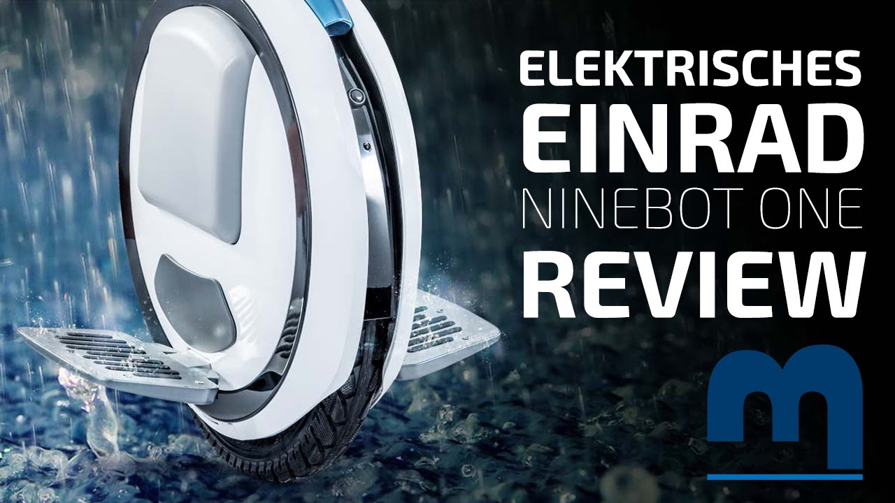 Driving an electric unicycle &ndash; Ninebot One E Review