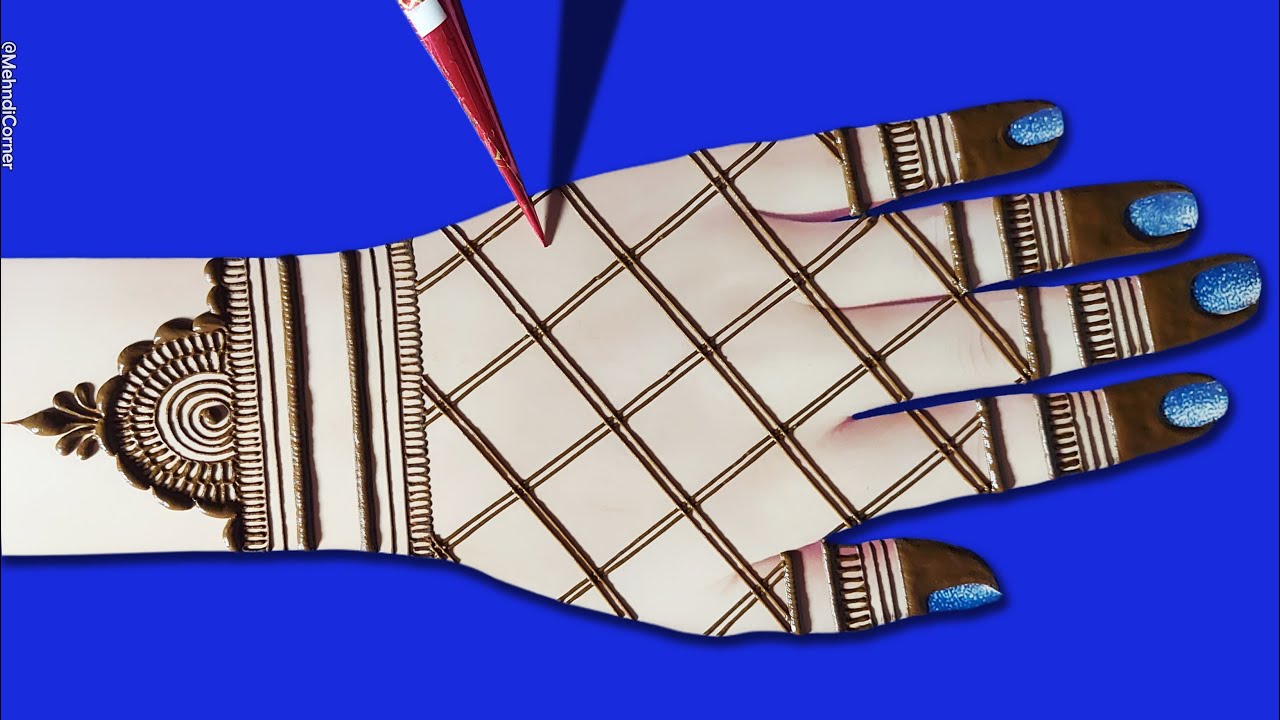 Very easy full hand mehndi design| New stylish backhand mehndi design | Mehandi ka design simple