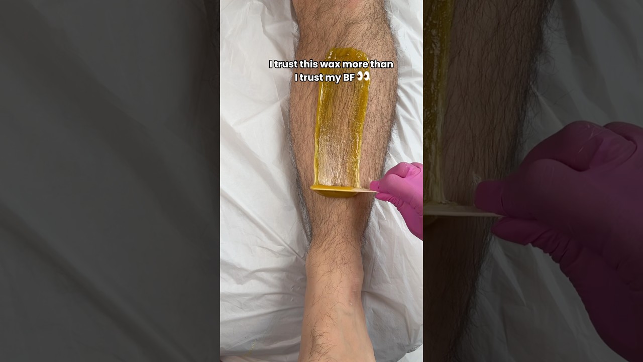 Super HAIRY Leg Wax 😮🏆