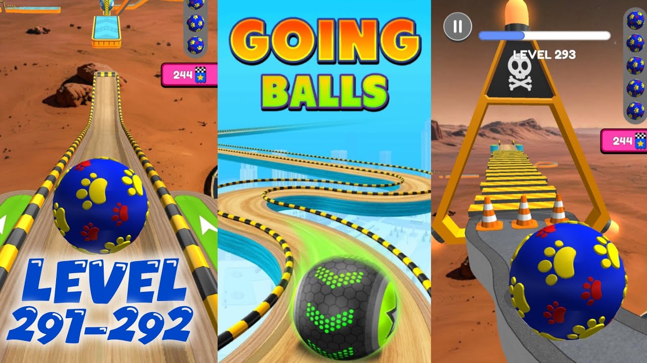 Going Balls SpeedRun Gameplay - Level 291-292