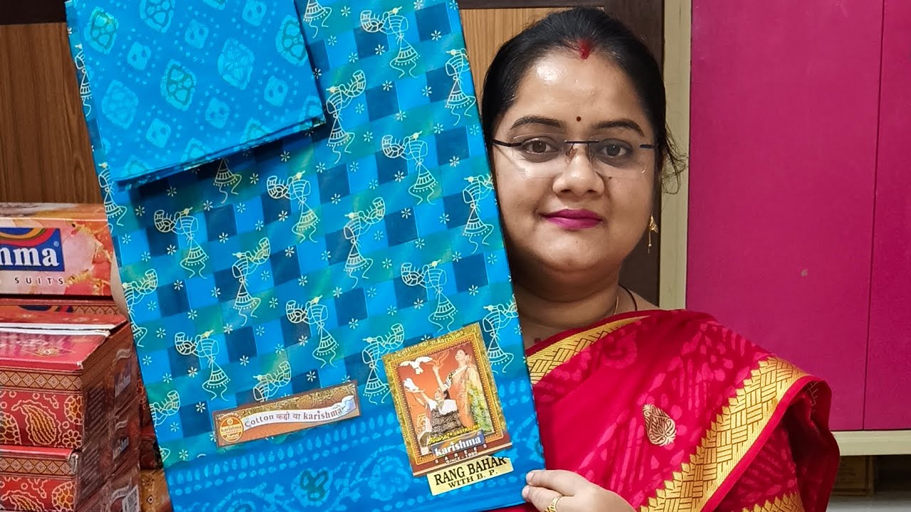 Rakhi Special Karishma Cotton Saree With Blouse//WhatsApp on 8114304626(@OdiaNRIVloggerAuromika)