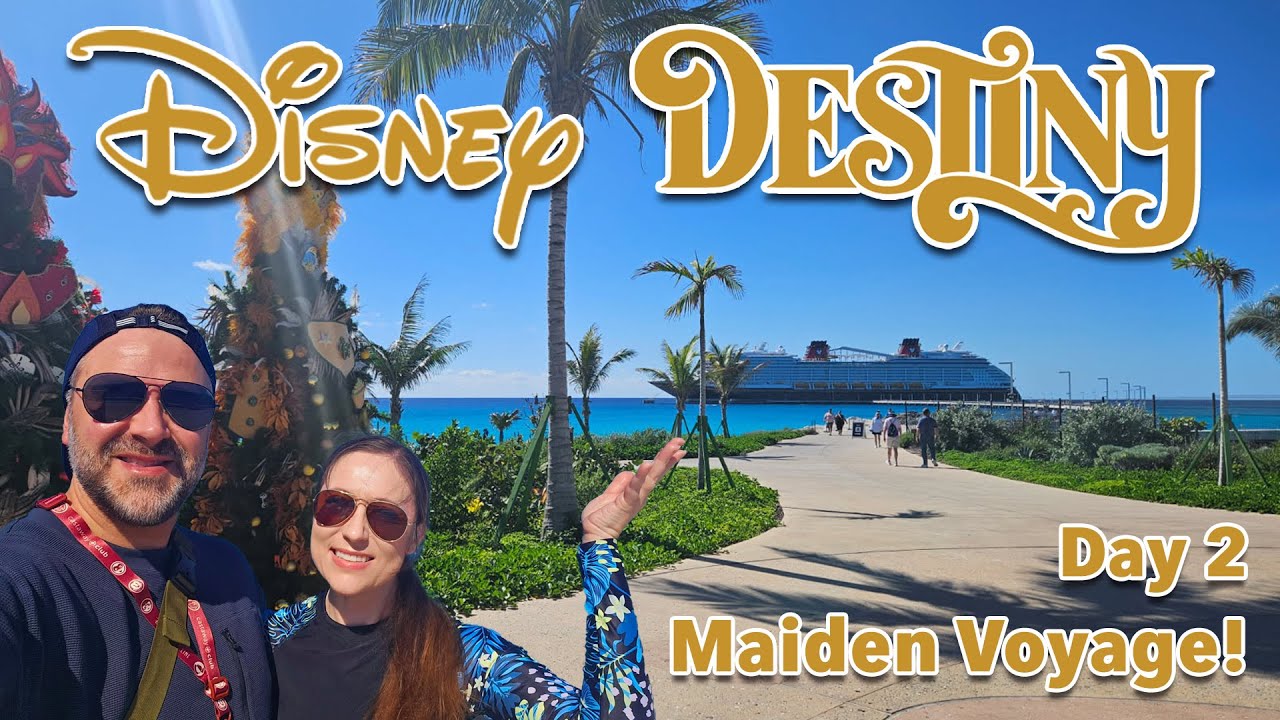 Lookout Cay! | Maiden Voyage of the Disney Destiny Cruise Day 2 | Disney Cruise Line Nov 2025