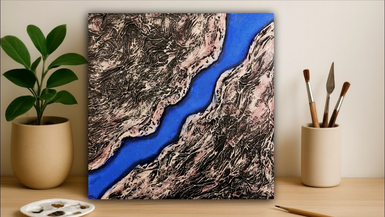 This Aerial Mountain River Texture Is Just Toilet Paper 🤎💙🎨
