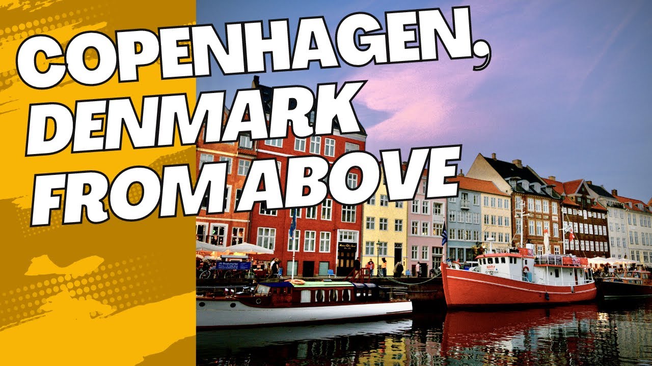 Aerial Drone City View - Copenhagen, Denmark From Above