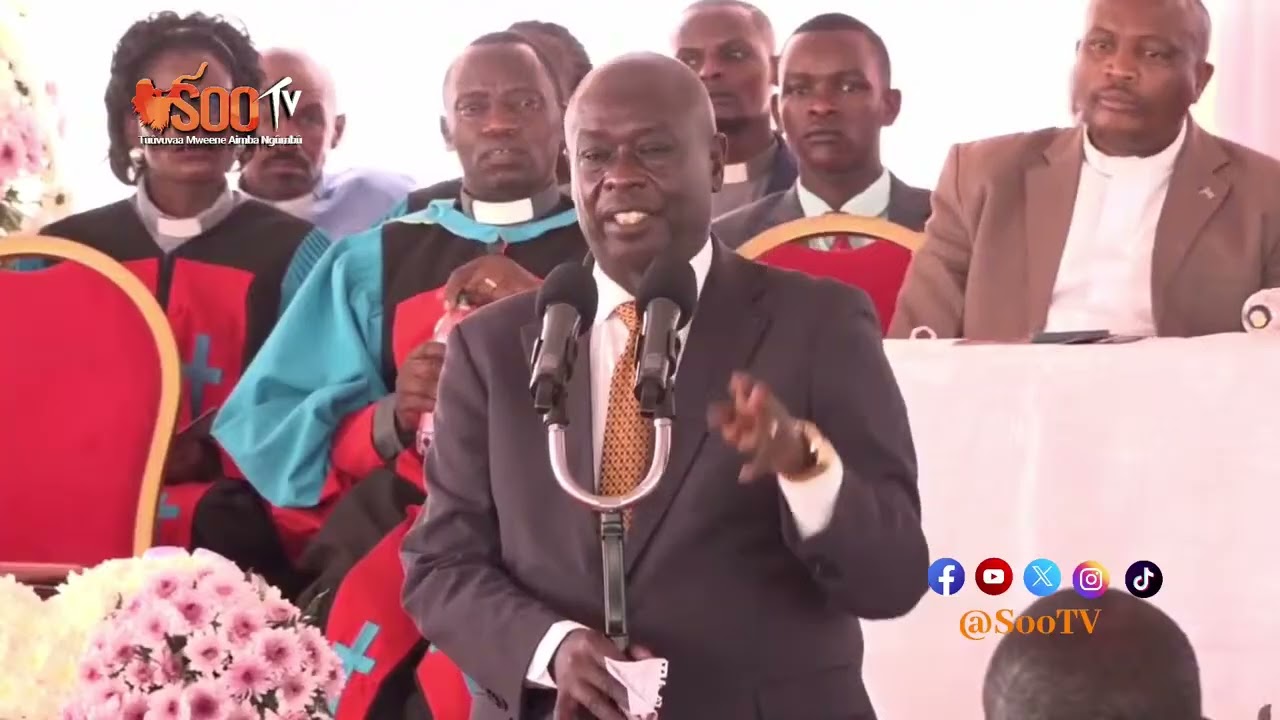 DCP party leader Rigathi Gachagua speech during the burial of Mama Jane Kamau