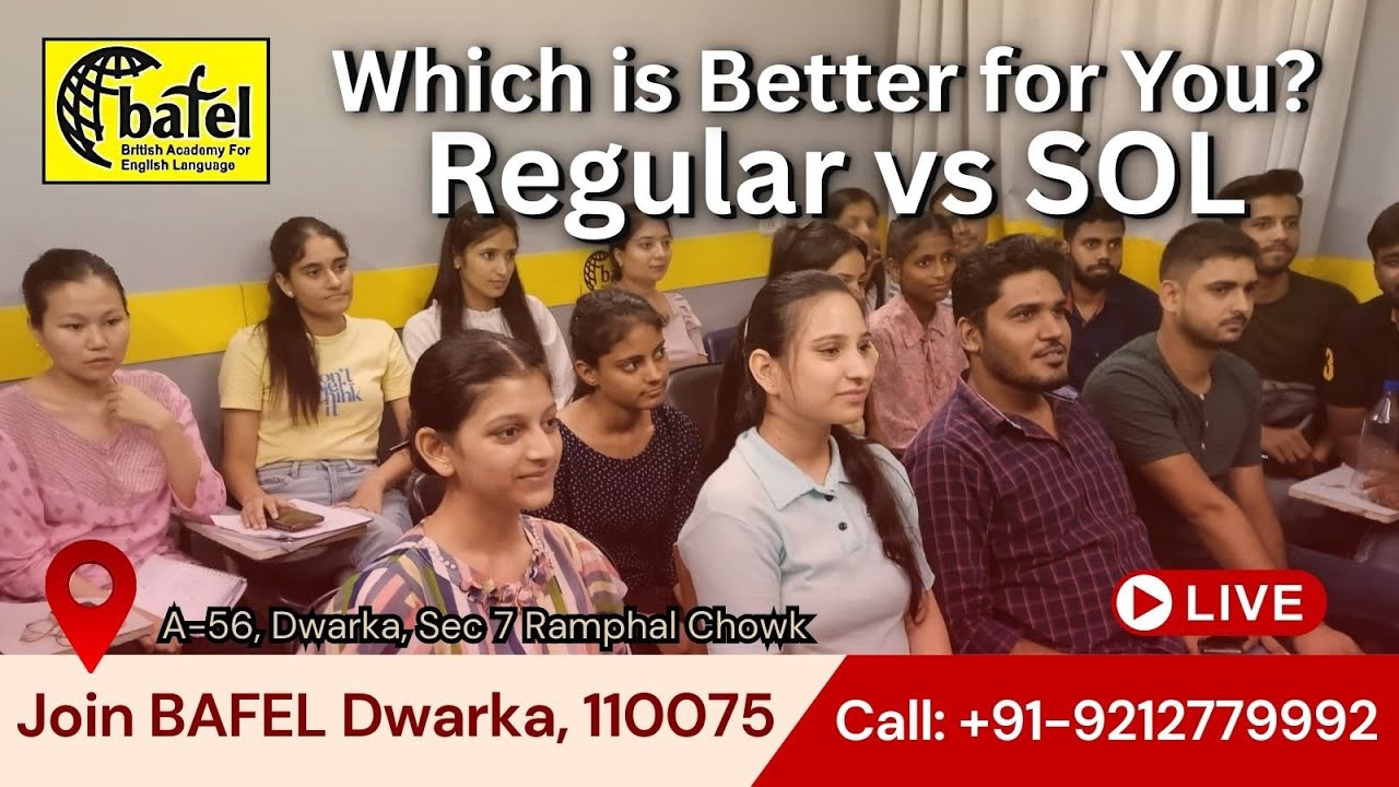 Regular vs SOL Classes | Which is Better for You? | BAFEL Live Session