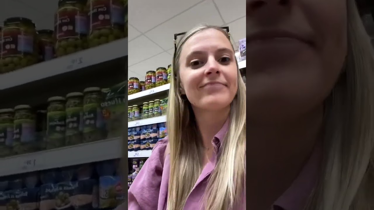 Grocery shopping shocks as an American living in Spain!