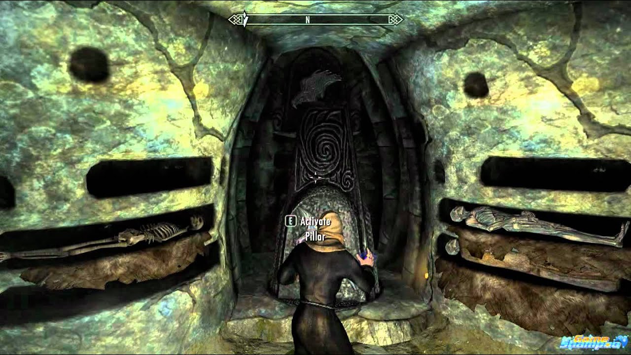 Решение головоломки &laquo;Первые столпы&raquo; в Skyrim Under Saarthal