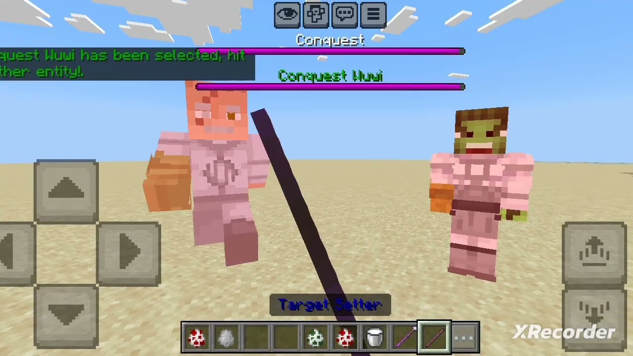 Omni modz and conquest wuwi vs conquest and omni man (Minecraft multiverse battle) (invincible fans)