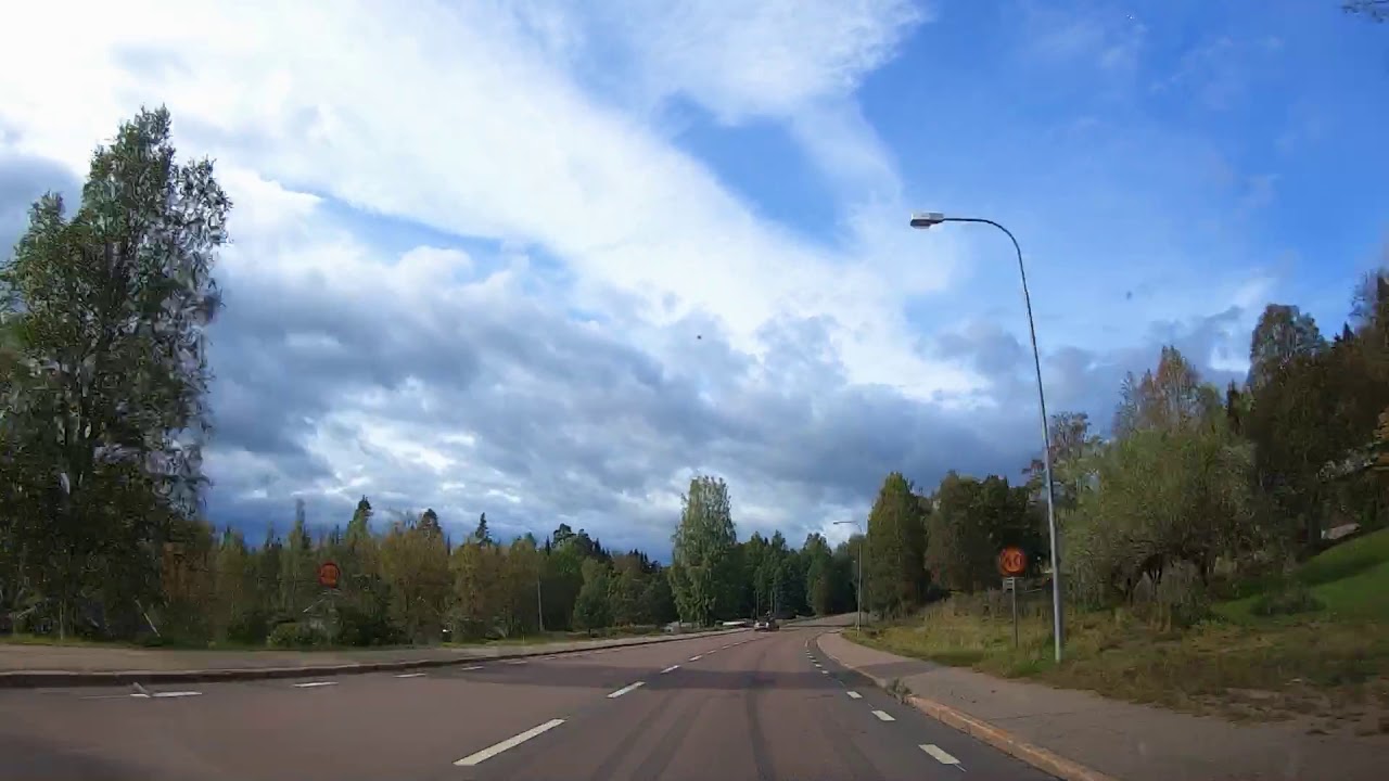 305 Road Sweden - Delsbo To Eckelsbo - Beautiful Swedish Road