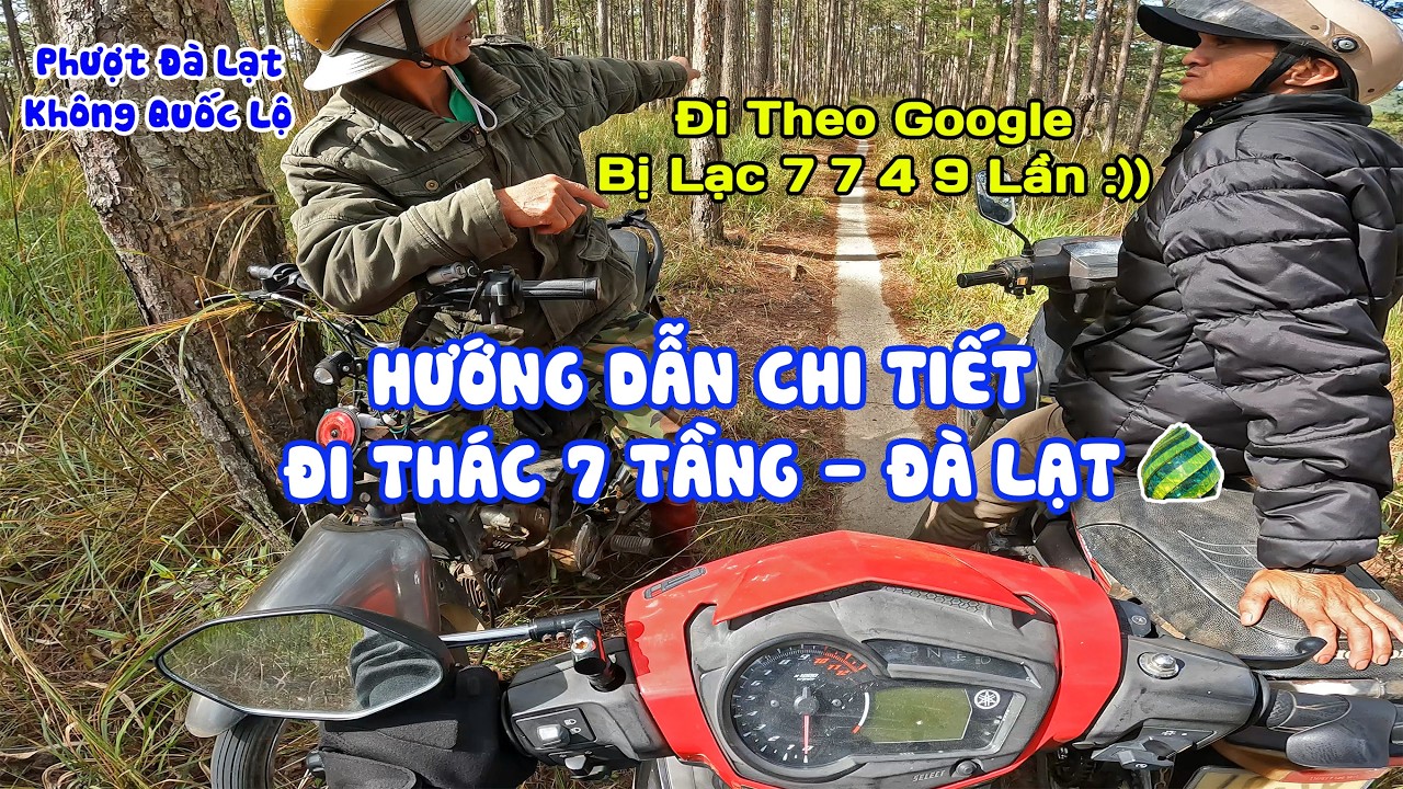 Hướng Dẫn Chi Tiết Đường Đi Thác Da Hiông(Thác 7 Tầng) - Đà Lạt | Coi Chừng Lạc Nếu Dùng Google Maps