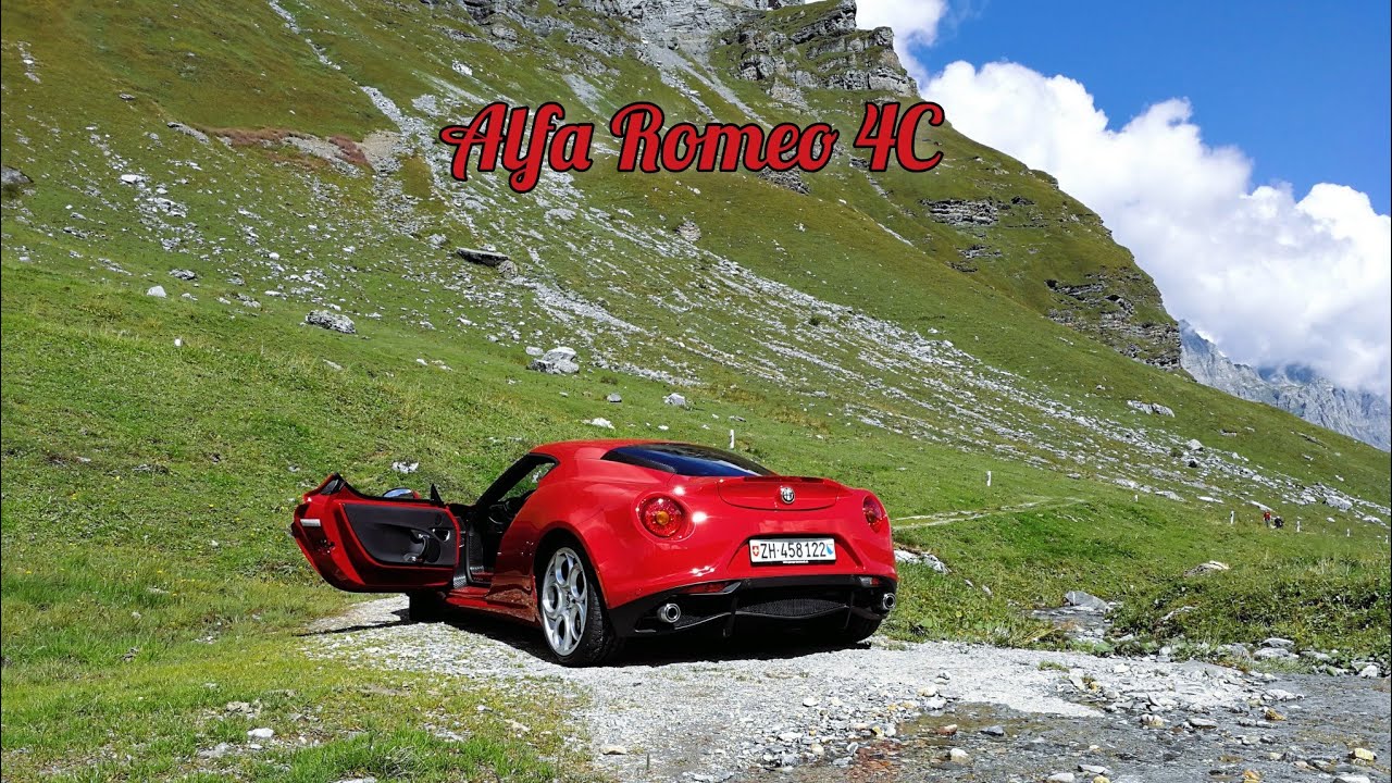 Alfa Romeo 4c Klausenpass POV drive & powerslide's | Akrapovic exhaust sound | Gopro Hero 3+