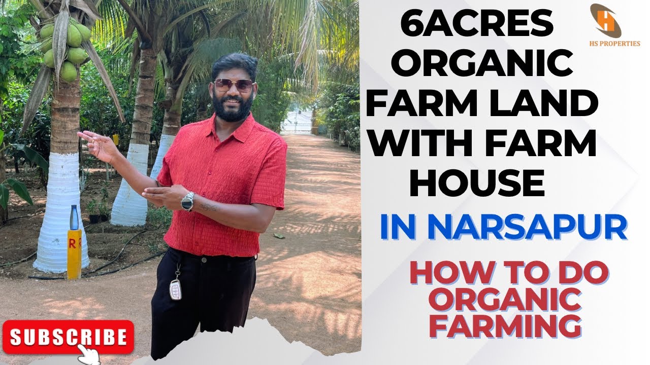 6 Acres farm house For Sale in Narsapur | One of the Best Farm House In Hyderabad | HS Properties