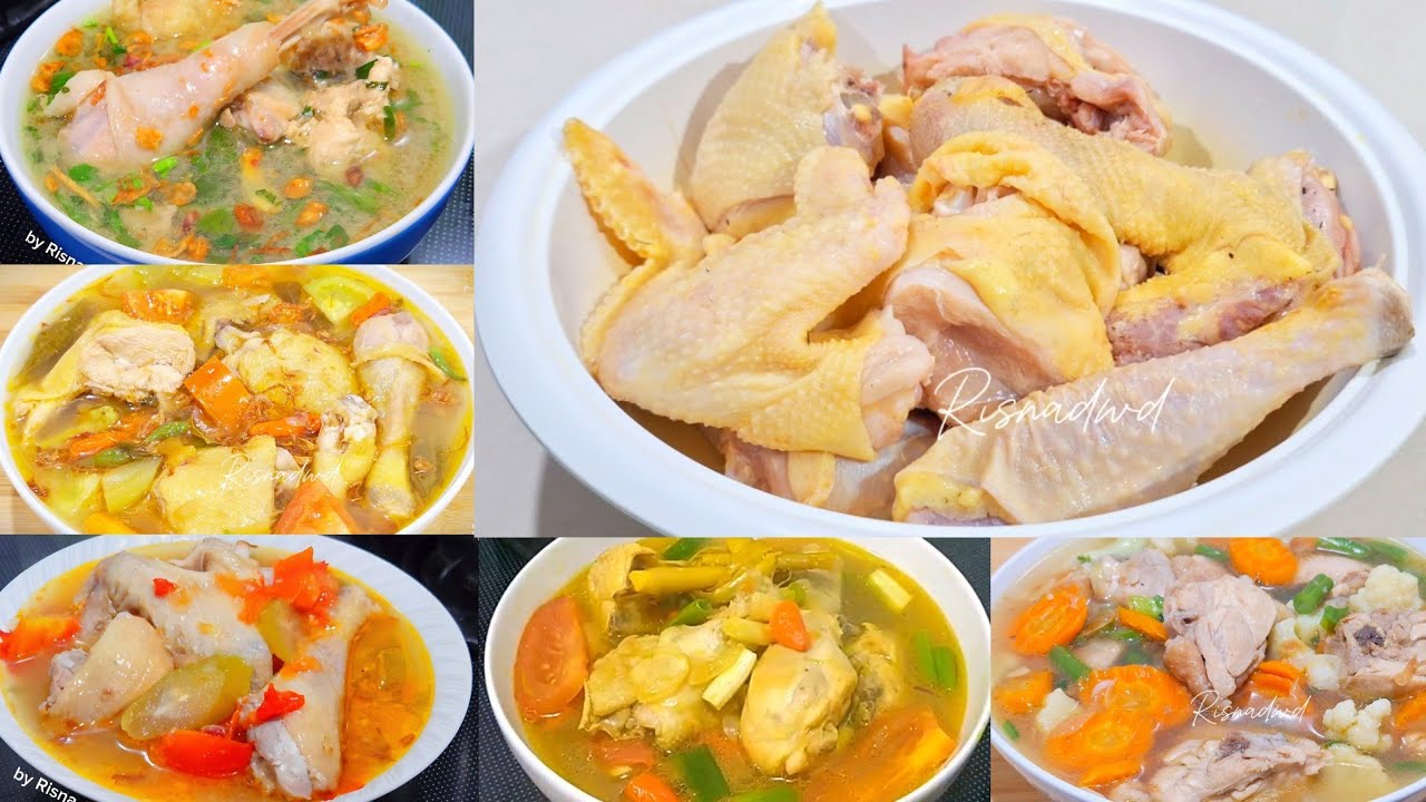 JANGAN HANYA DIGORENG ‼️ 5 Inspirasi Masak Ayam Berkuah Segar Bumbu Simple Sedap Banget