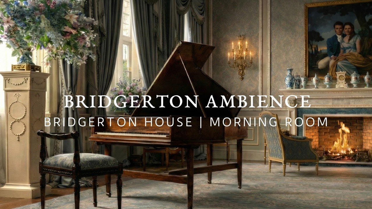 Bridgerton Ambience & Calm Music | Bridgerton House Morning Room