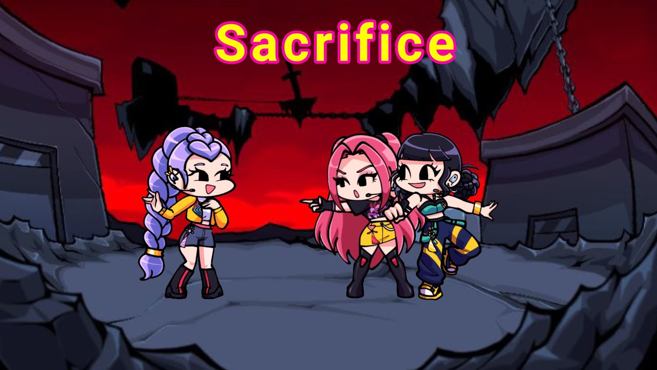 FNF/ Sacrifice but Rumi vs Mira & Zoey sings it (Kpop Demon Hunters)