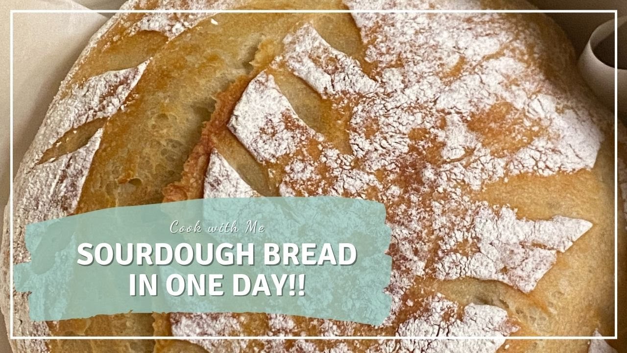 Beginner Sourdough Bread | Start to Finish in One Day