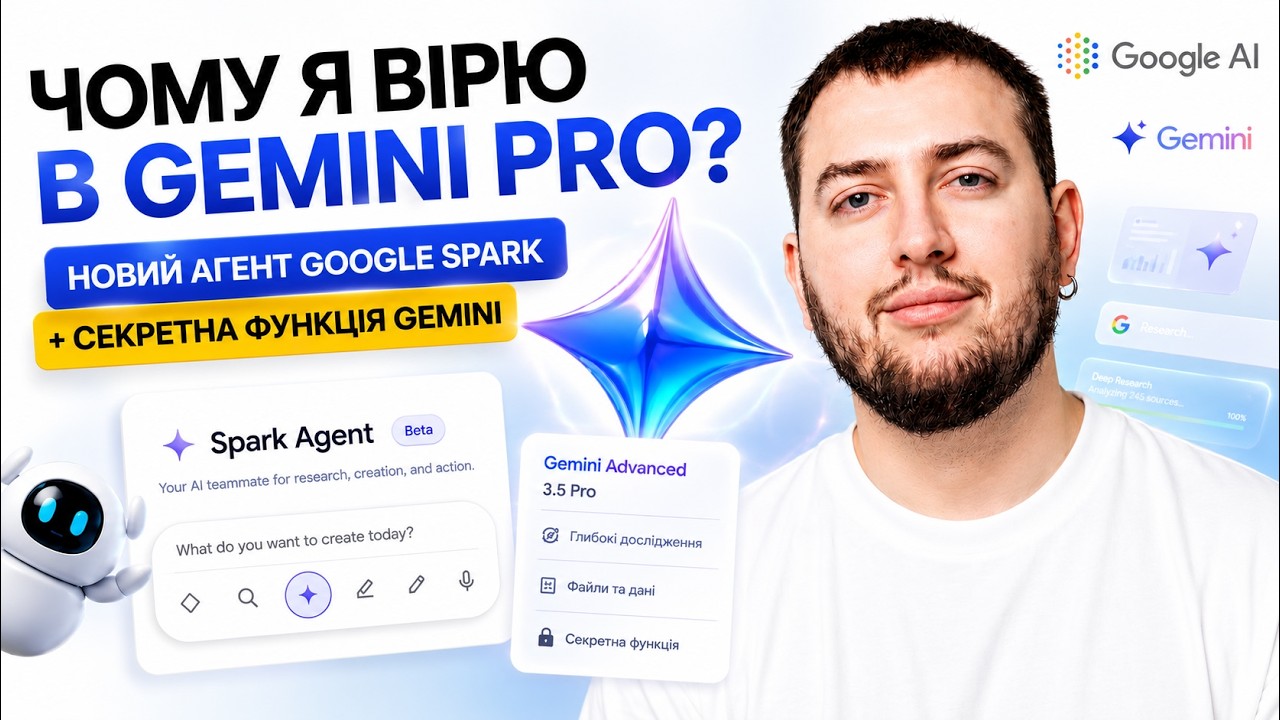 Що не так із Google AI? Інсайди про нову Gemini Pro, агент Spark + фіча, про яку мовчать