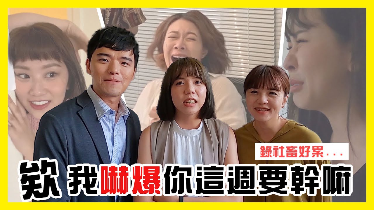 【社畜時代】欸 我嚇爆你這週要幹嘛｜  @happyariel   Ariel Shine 崇崇 焦凡凡 葉益豪 郭文頤 英國捲毛貓 喪女 張洋