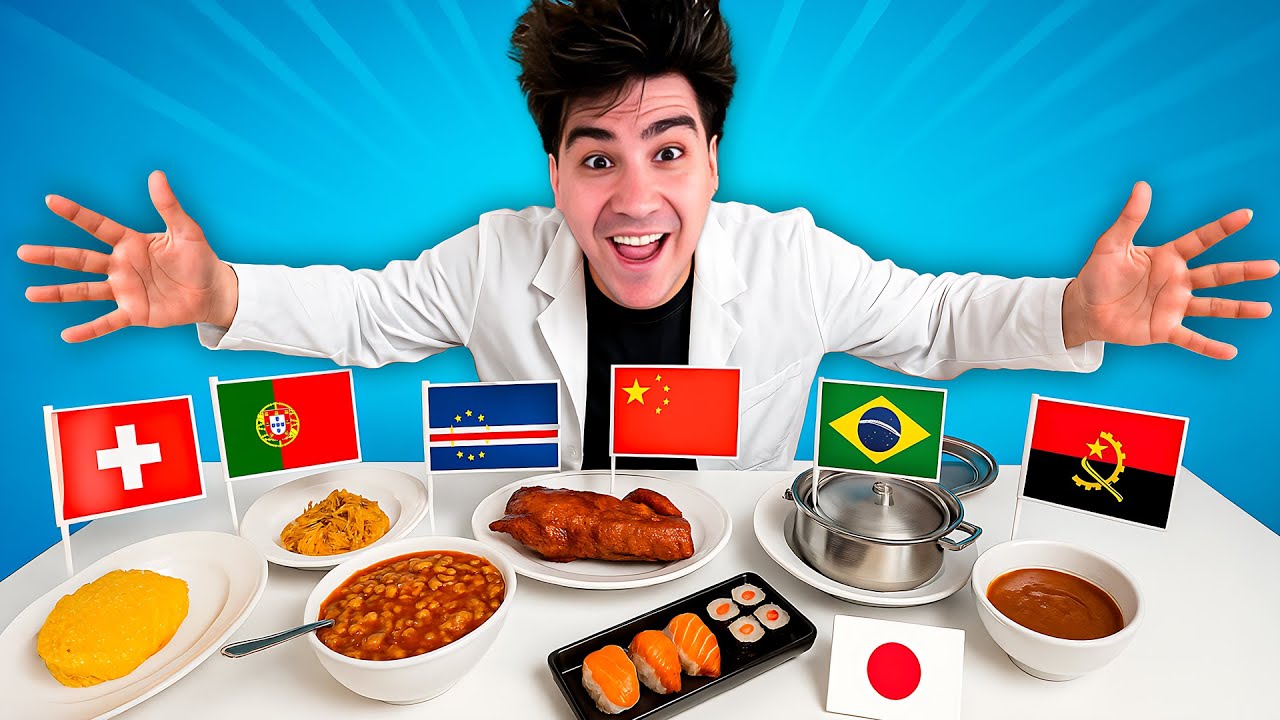 PROVEI UMA COMIDA DE CADA PAÍS