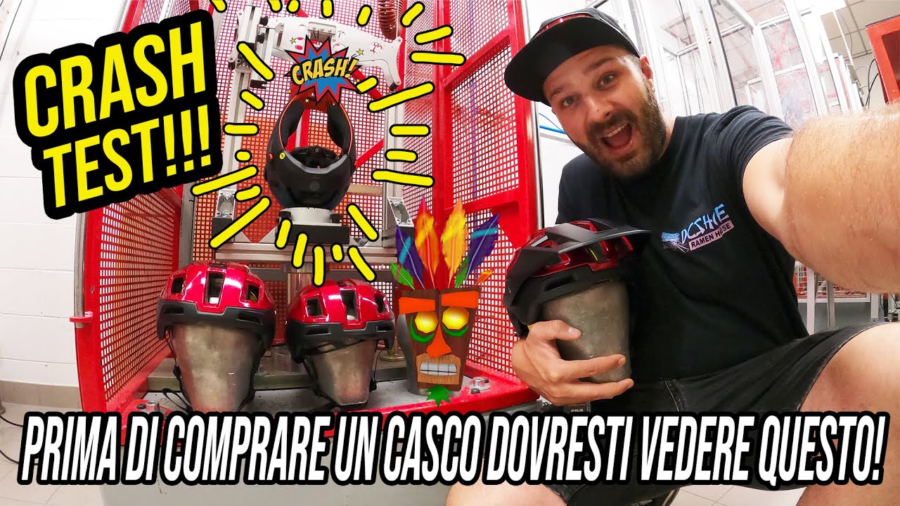 PRIMA DI COMPRARE UN CASCO DOVRESTI VEDERE QUESTO! CRASH TEST DA MET/BLUEGRASS - FACTORY VISIT