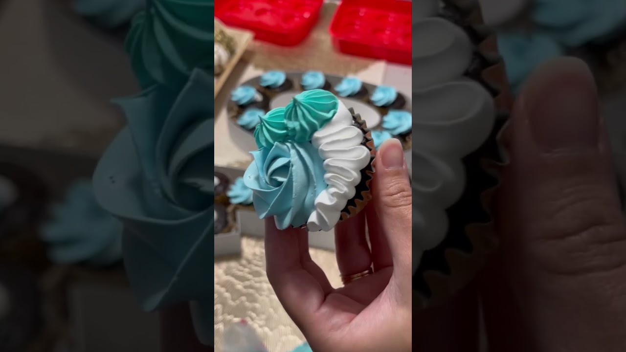 Decoraci&oacute;n de Cupcakes S&uacute;per F&aacute;cil #reposteria #cupcakes #pasteleria #reposteriacreativa
