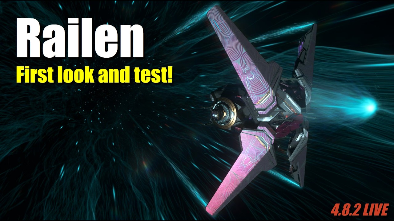 Gatac RAILEN First Look & Test - Star Citizen's Most Unique Cargo Ship Yet!