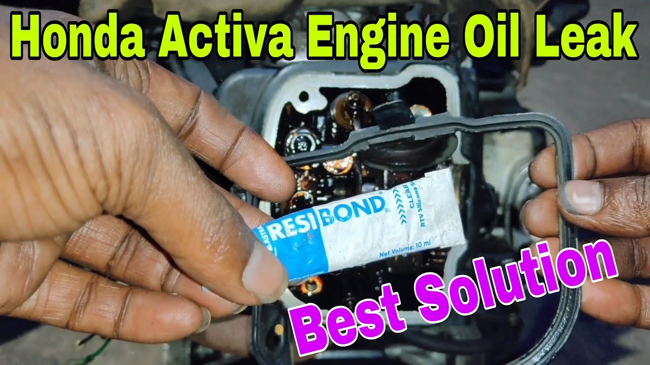 Honda Activa Engine Oil Leakage Problem ⚠️ Always Use Genuine Spare Parts ☝️ Be Careful 😲