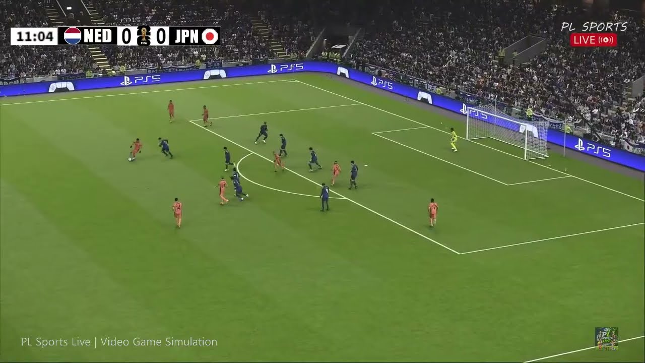 Netherlands vs Japan | 2026 World Cup | LIVE MATCH Simulation eFootball PES 21 Gameplay