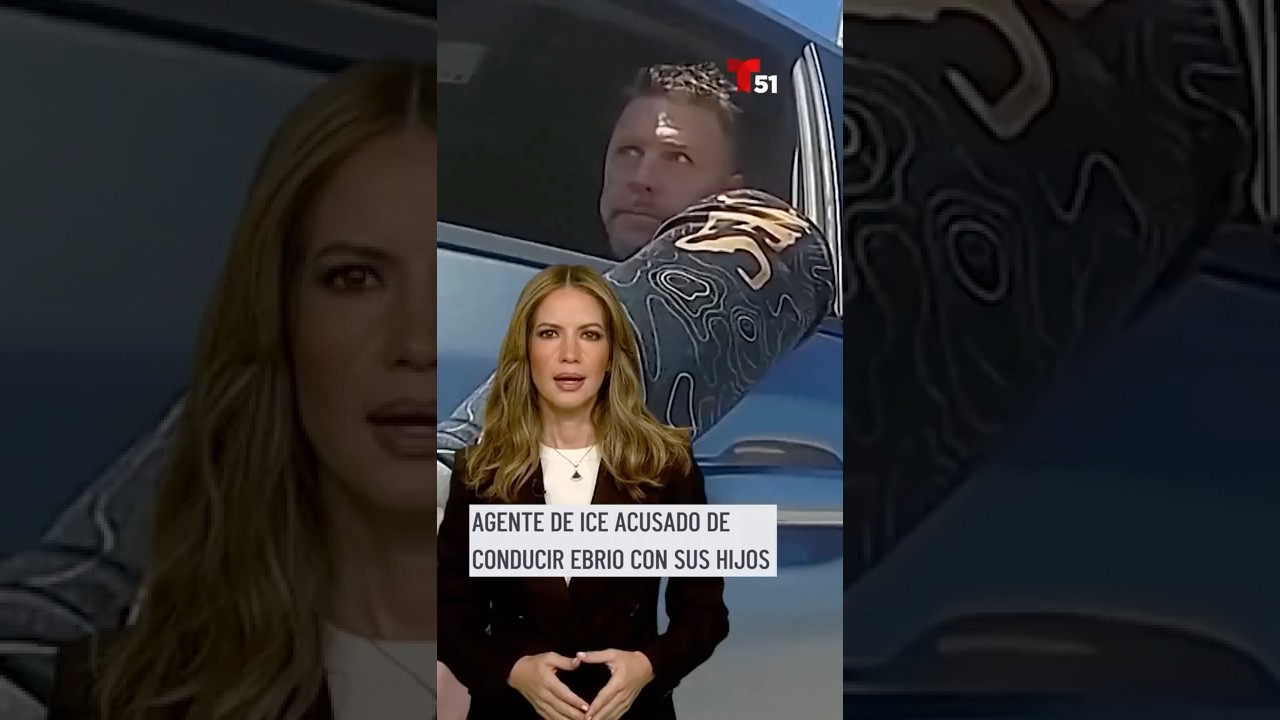 Agente de ICE acusado de conducir ebrio con sus hijos en el auto