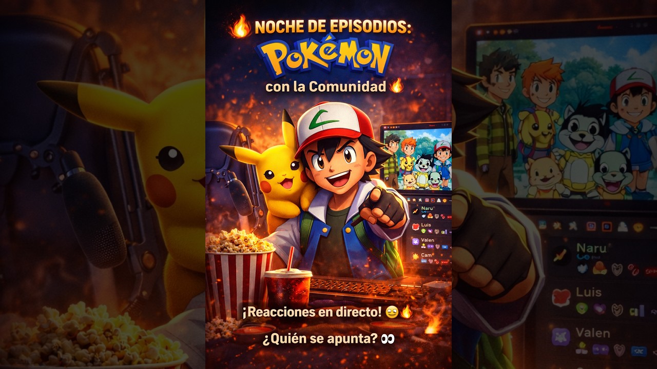 ⚡ NOCHE DE POKÉMON EN DISCORD 🔥 ¿Te lo vas a perder?