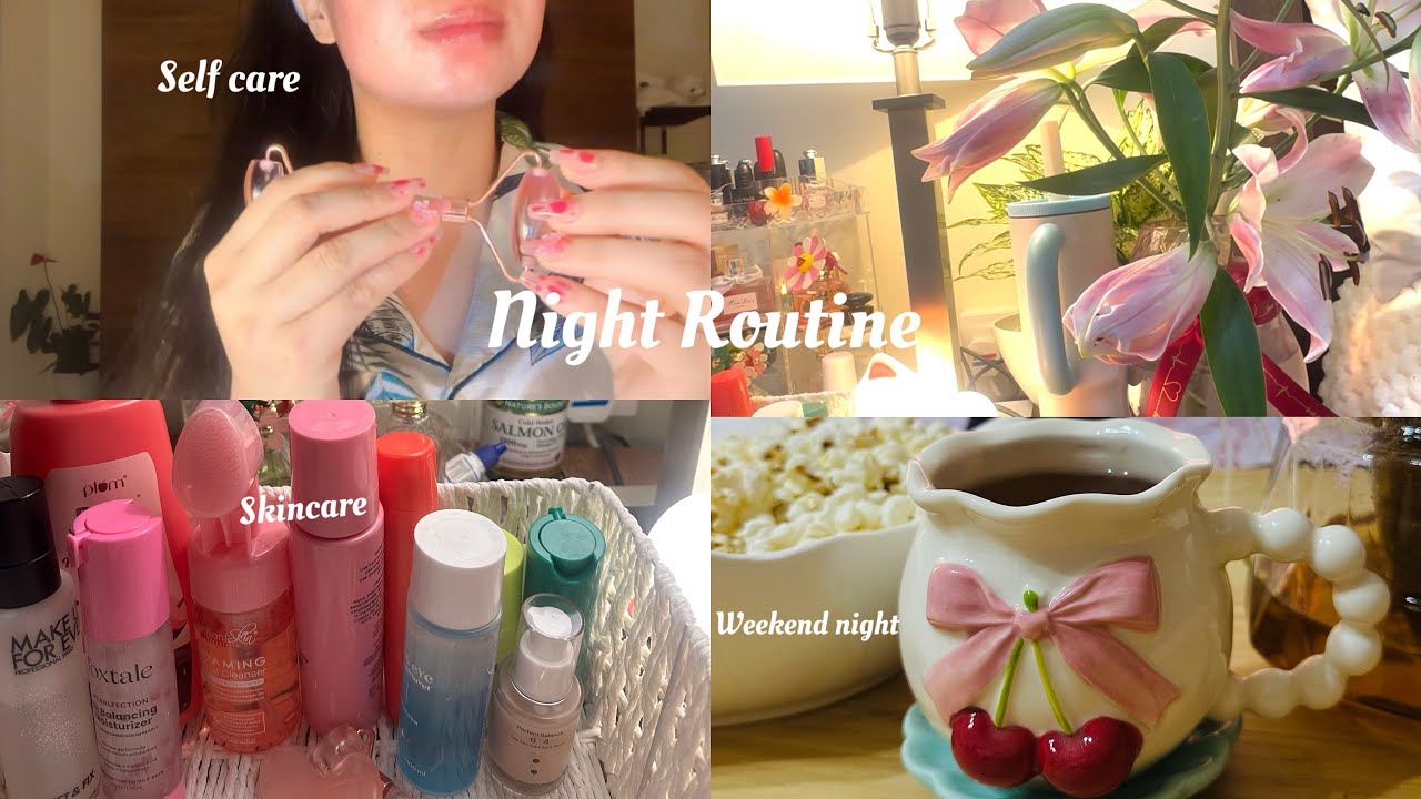 Cozy Night Routine 🌙| Skincare, & Slow Living Vlog