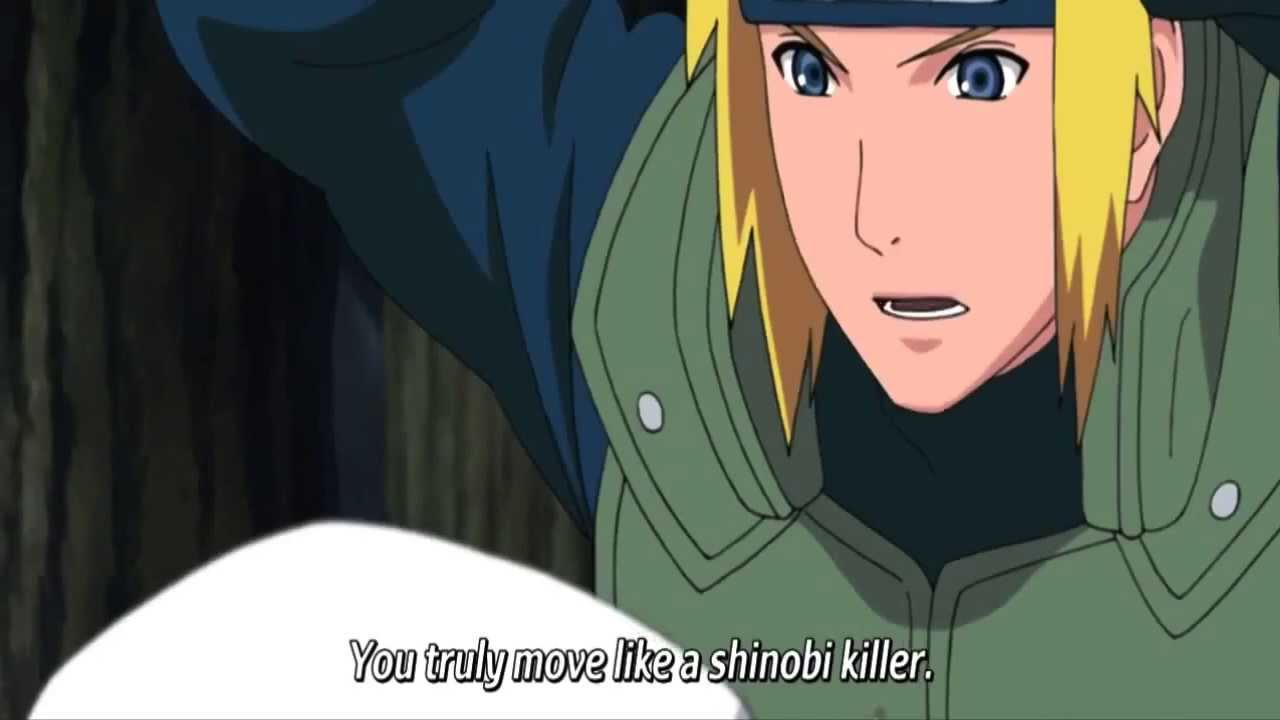 Minato vs Raikage and Killer Bee   Full Fight English Sub