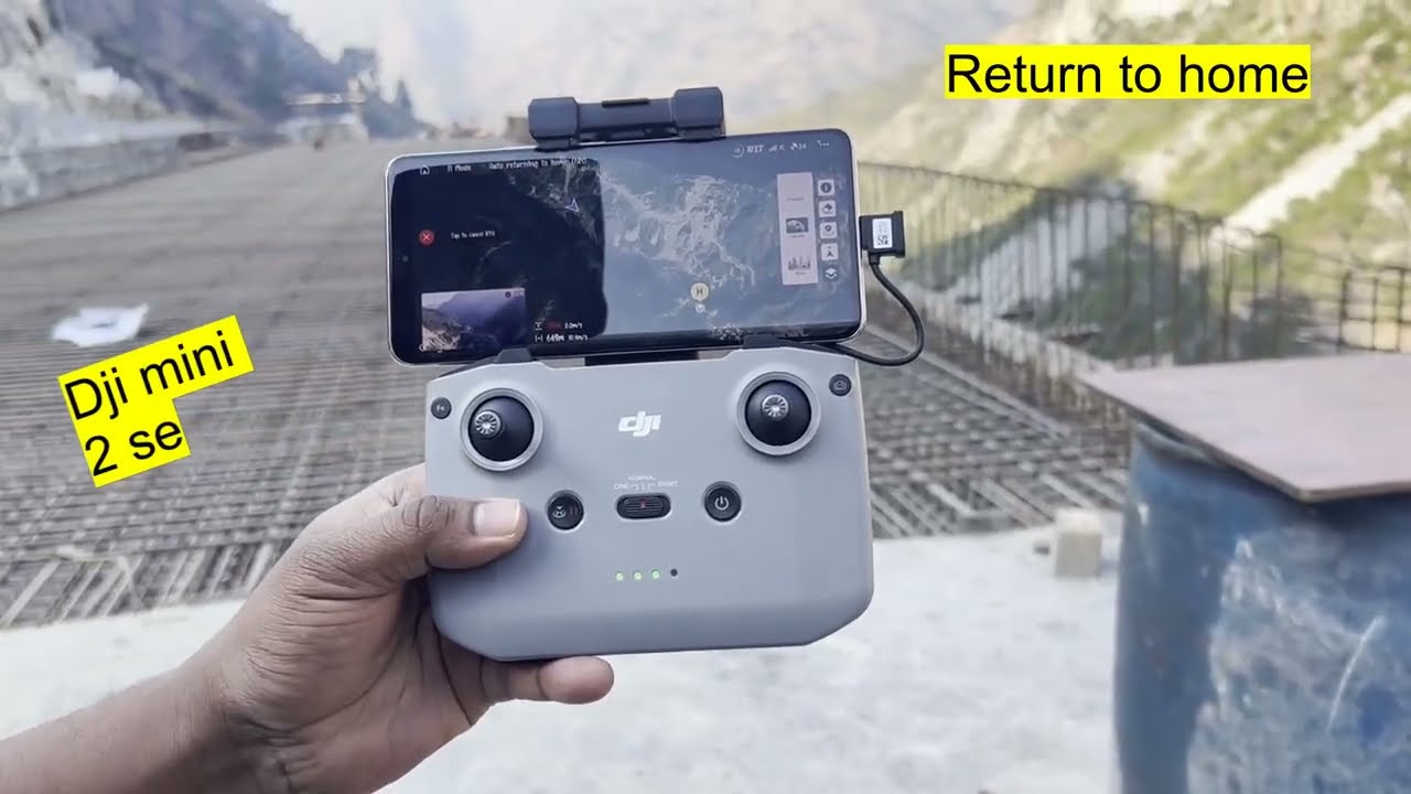 Dji mini 2 se drone 1570 mtr flying test and return to home test.