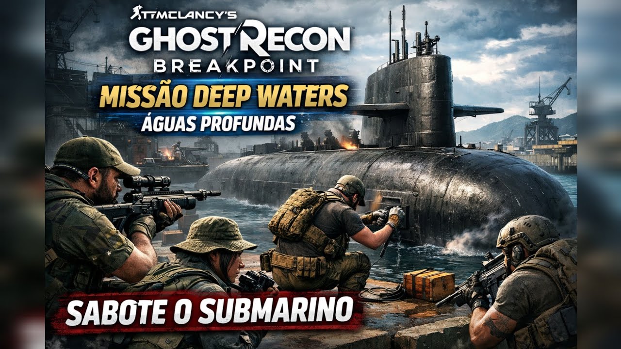 MISSÃO DEEP WATERS 💣 Sabotei o Submarino nas Águas Profundas!