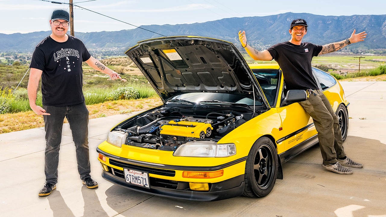 We Built my Best Friend His Dream Car... Now What?? *B18 CRX*